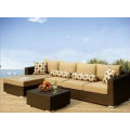 usado sofá de vime para venda, l em forma de conjuntos de sofá de vime, rattan sofás de luxo mobiliário de exterior